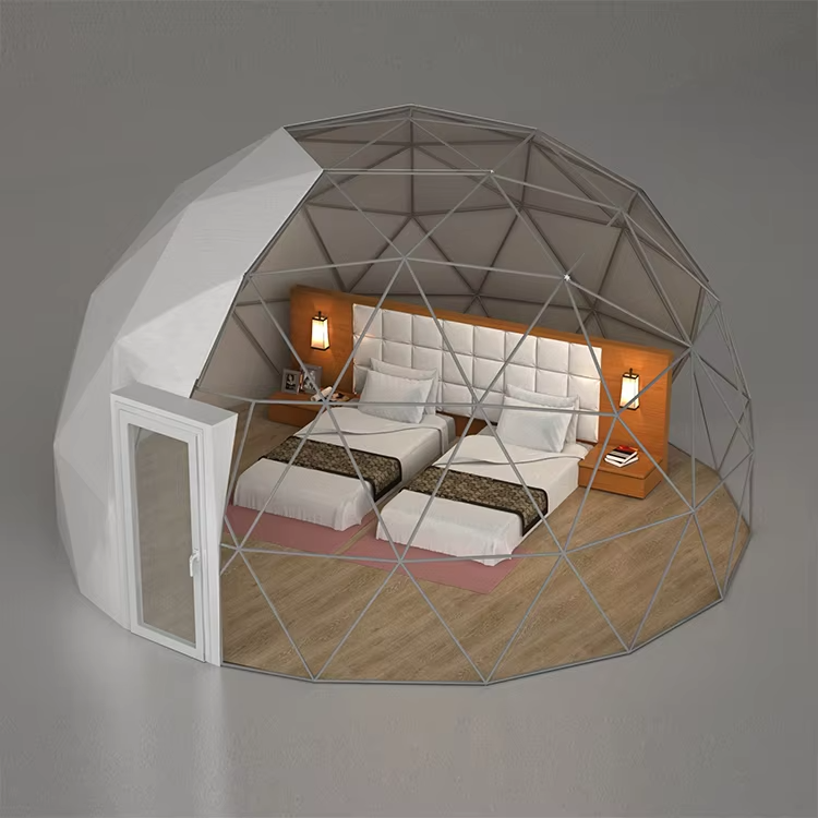 Camping Canvas Geodesic Geo Igloo Dome Tent
