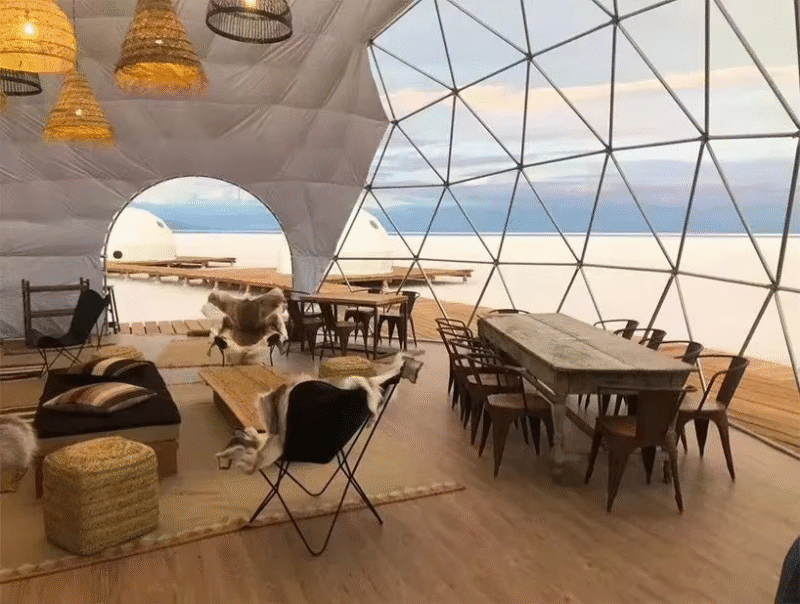 Camping Canvas Geodesic Geo Igloo Dome Tent - Image 4